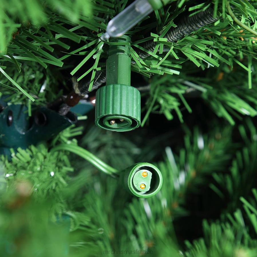 décoration Mr. Christmas Arbre à LED verte 5' 55 fonctions avec Alexa D00B22