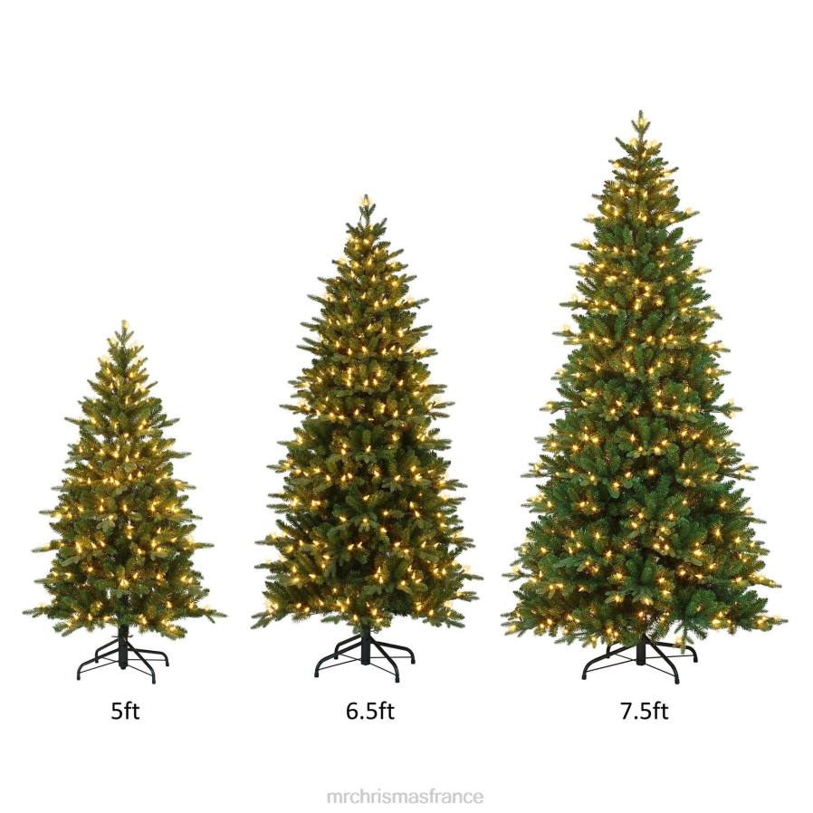 décoration Mr. Christmas Arbre à LED verte 5' 55 fonctions avec Alexa D00B22