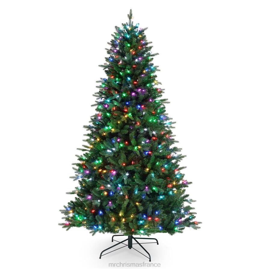 décoration Mr. Christmas Arbre à LED verte 7,5' 40 fonctions avec Alexa D00B18