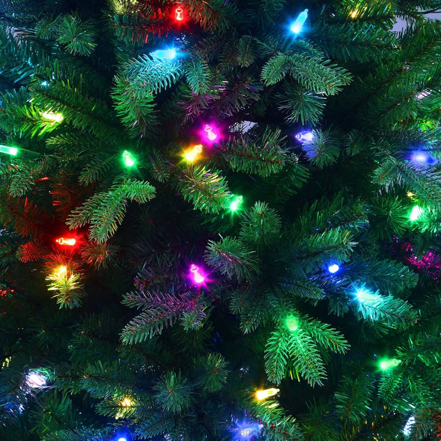 décoration Mr. Christmas Arbre à LED verte 7,5' 55 fonctions avec Alexa D00B21