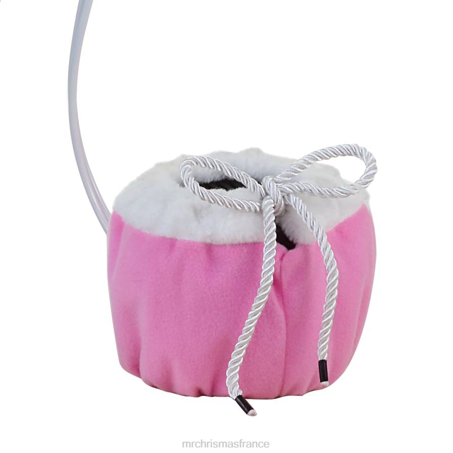 décoration Mr. Christmas Père Noël blanc super grimpant pastel animé 43