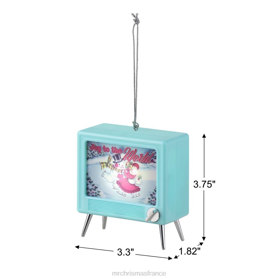 décoration Mr. Christmas Ornement TV LED musical 3,75