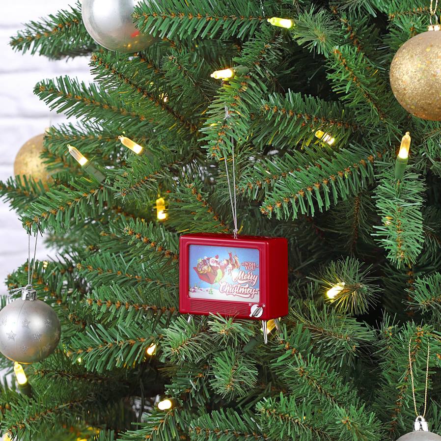 décoration Mr. Christmas Ornement TV LED musical 3,75