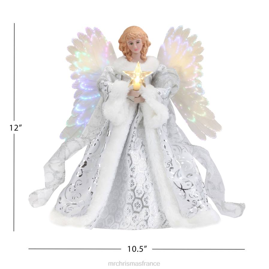 décoration Mr. Christmas Cime d'arbre animée en fibre optique 12