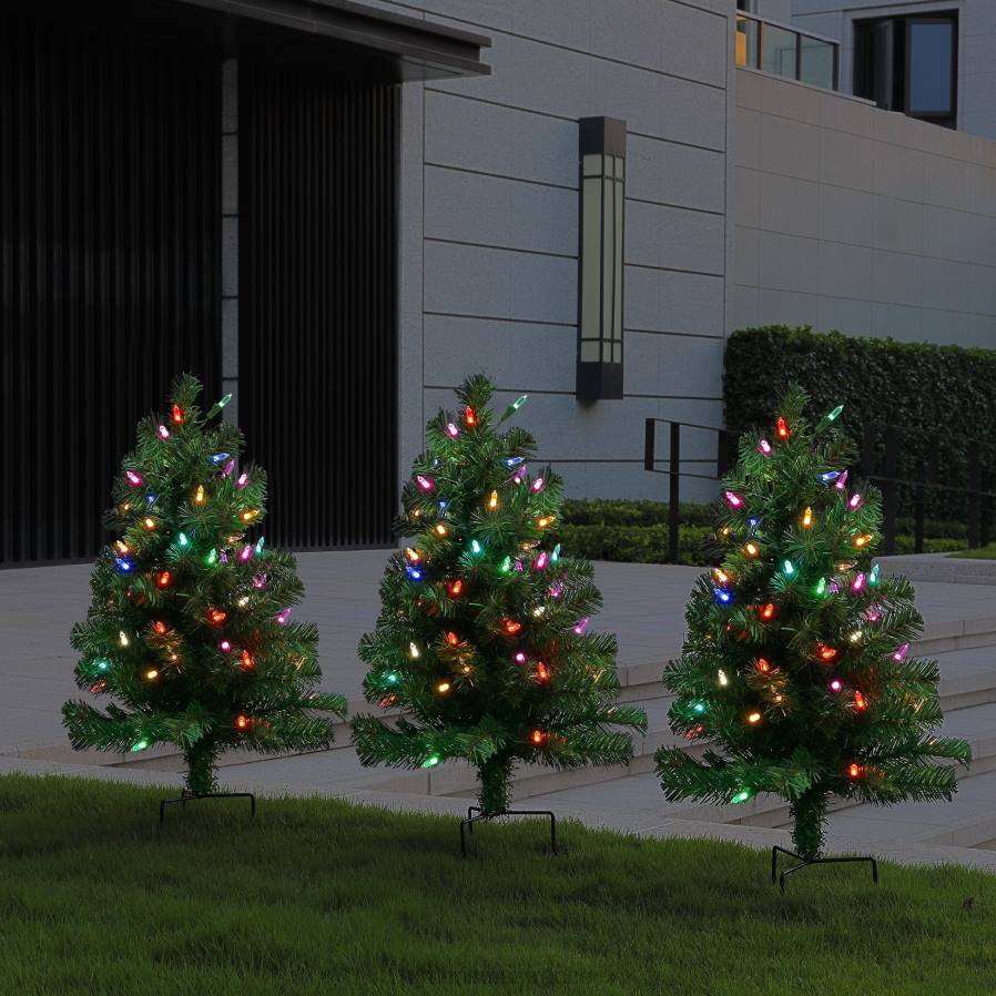 décoration Mr. Christmas Alexa a activé le chemin des arbres de Noël-ampoules RVB D00B262