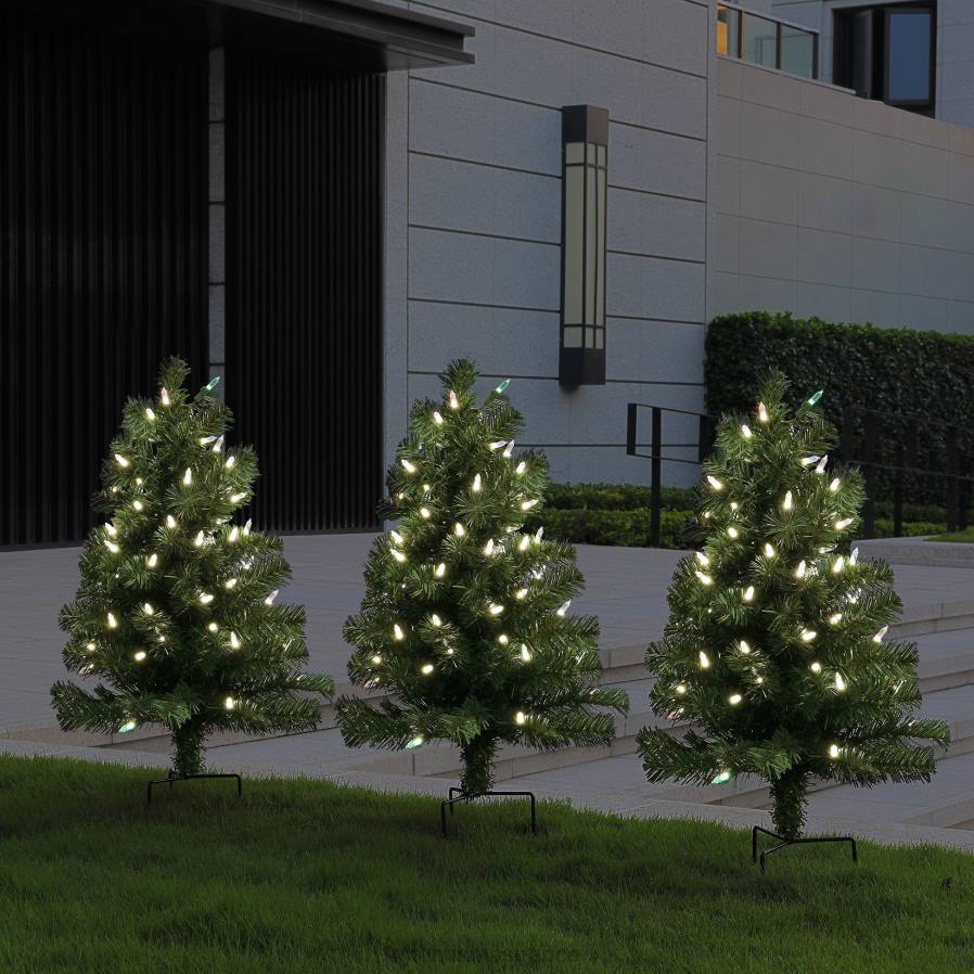 décoration Mr. Christmas Alexa a activé le chemin des arbres de Noël-ampoules RVB D00B262