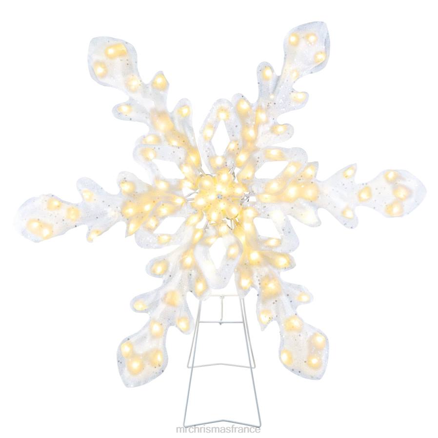 décoration Mr. Christmas Flocon de neige LED scintillant extérieur 35" D00B162