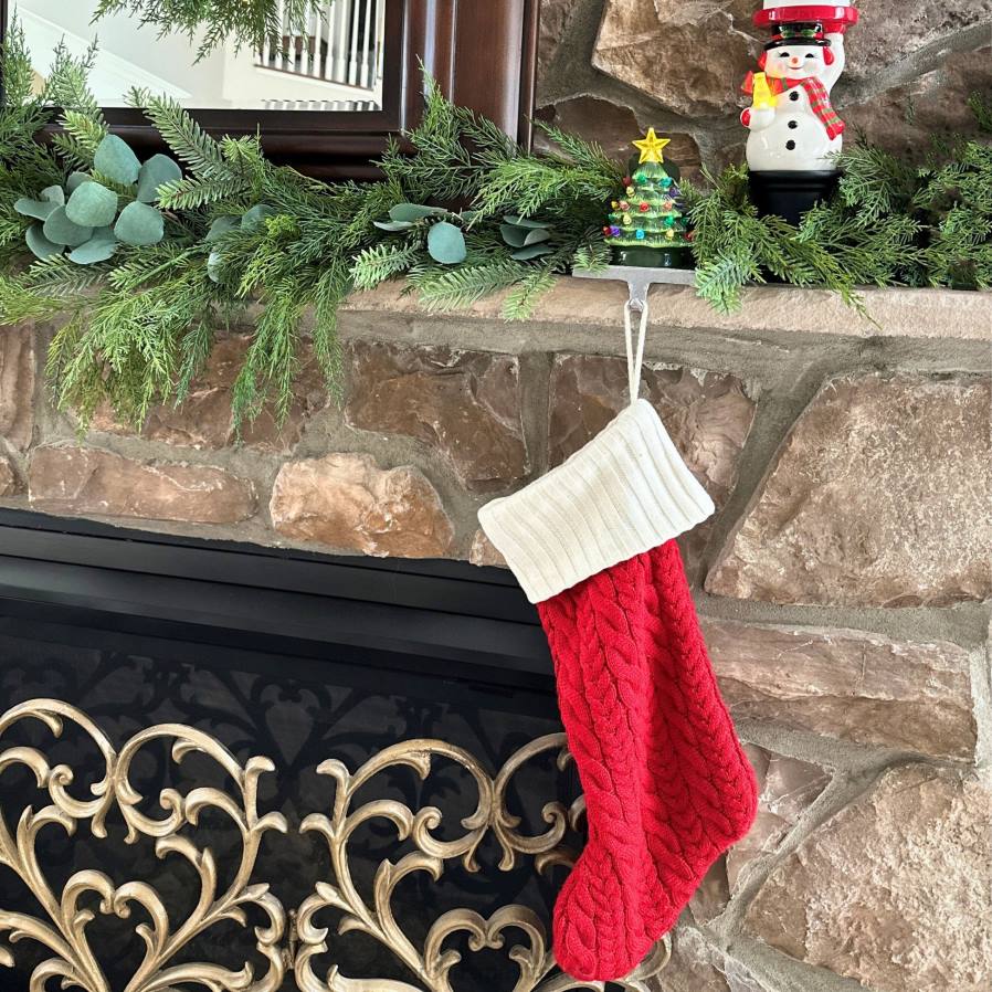 décoration Mr. Christmas Cintre de bas en céramique illuminé de 5 pouces-arbre vert D00B215