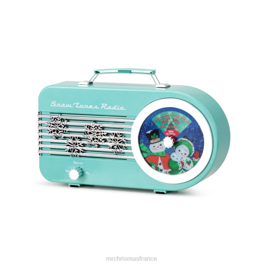 décoration Mr. Christmas Radio airs de neige 10,5" D00B228