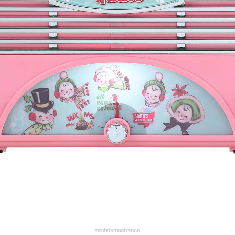 décoration Mr. Christmas jingle rétro jams radio-rose D00B230