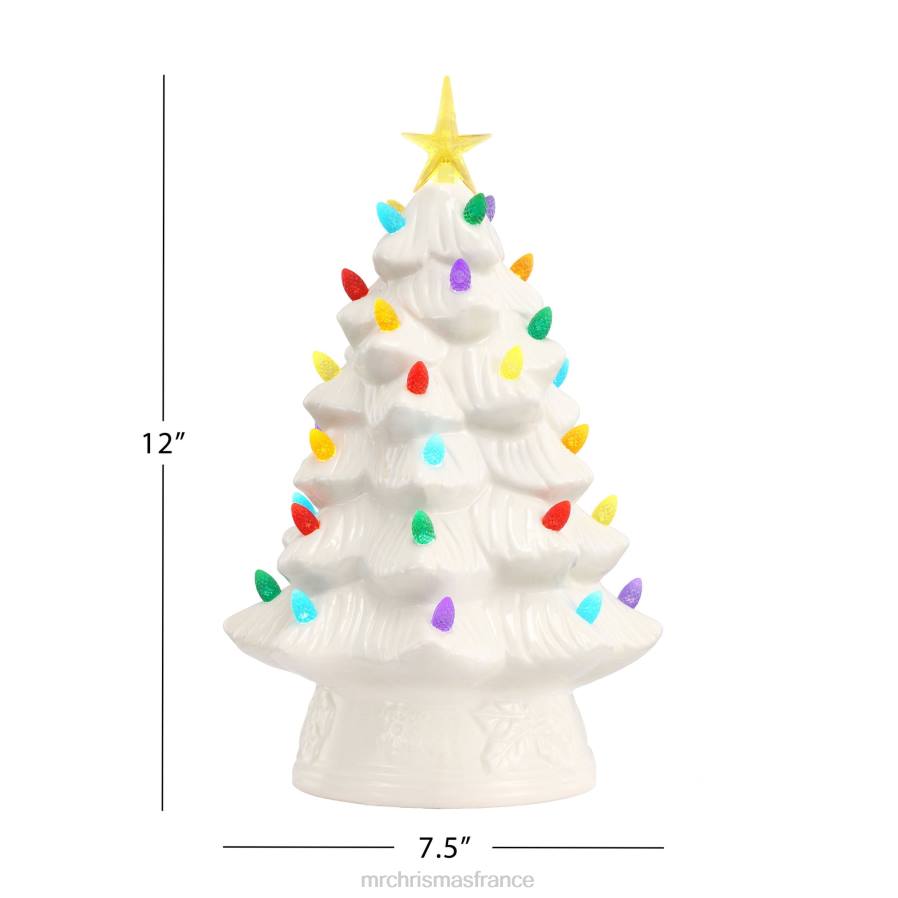 décoration Mr. Christmas Arbre nostalgique en céramique 12