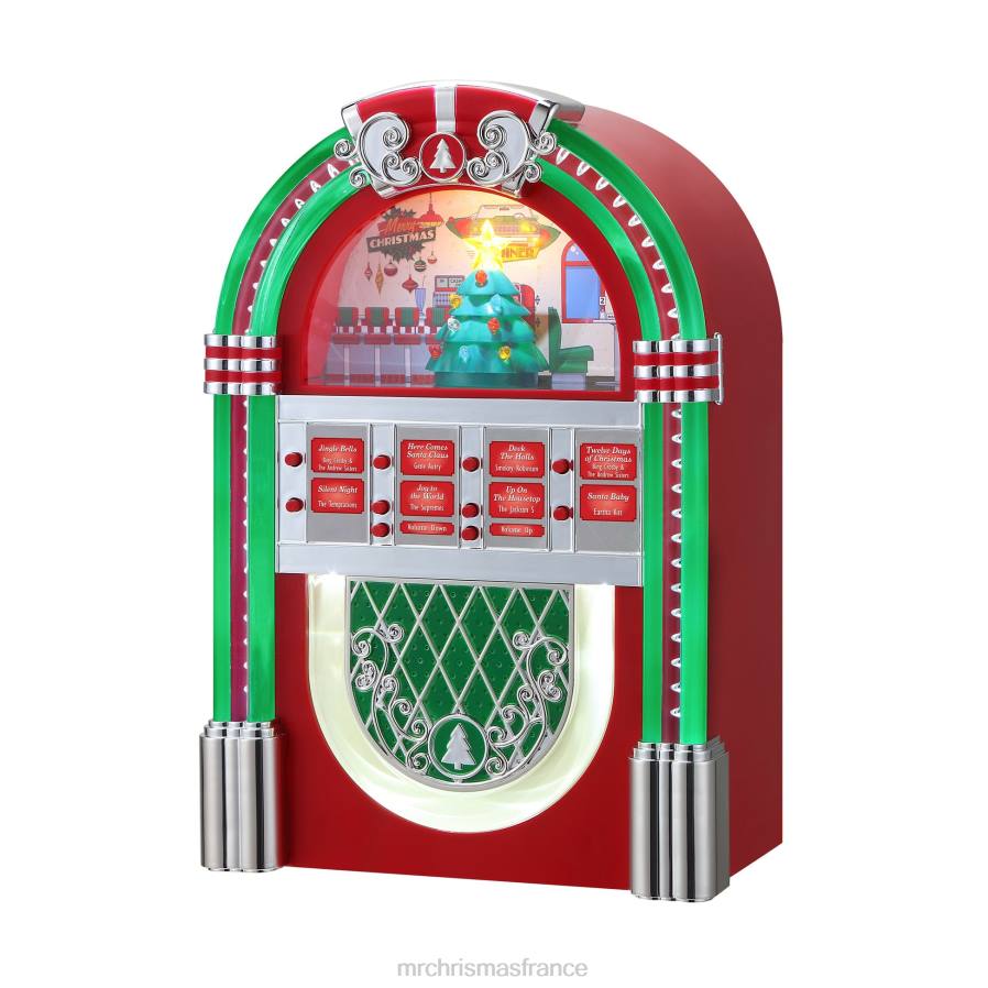 décoration Mr. Christmas Jukebox rétro rock-o-rama 10,3