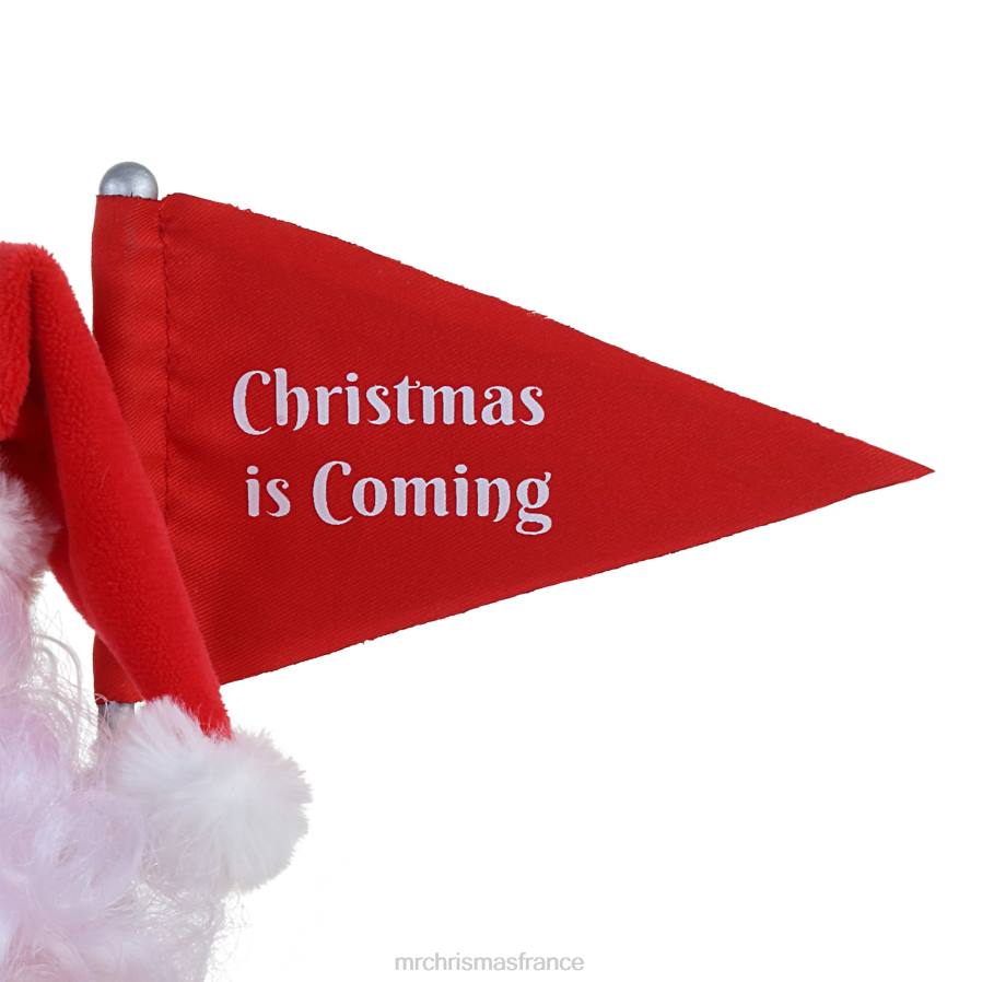 décoration Mr. Christmas Père Noël scooter animé de 14,5 pouces D00B139