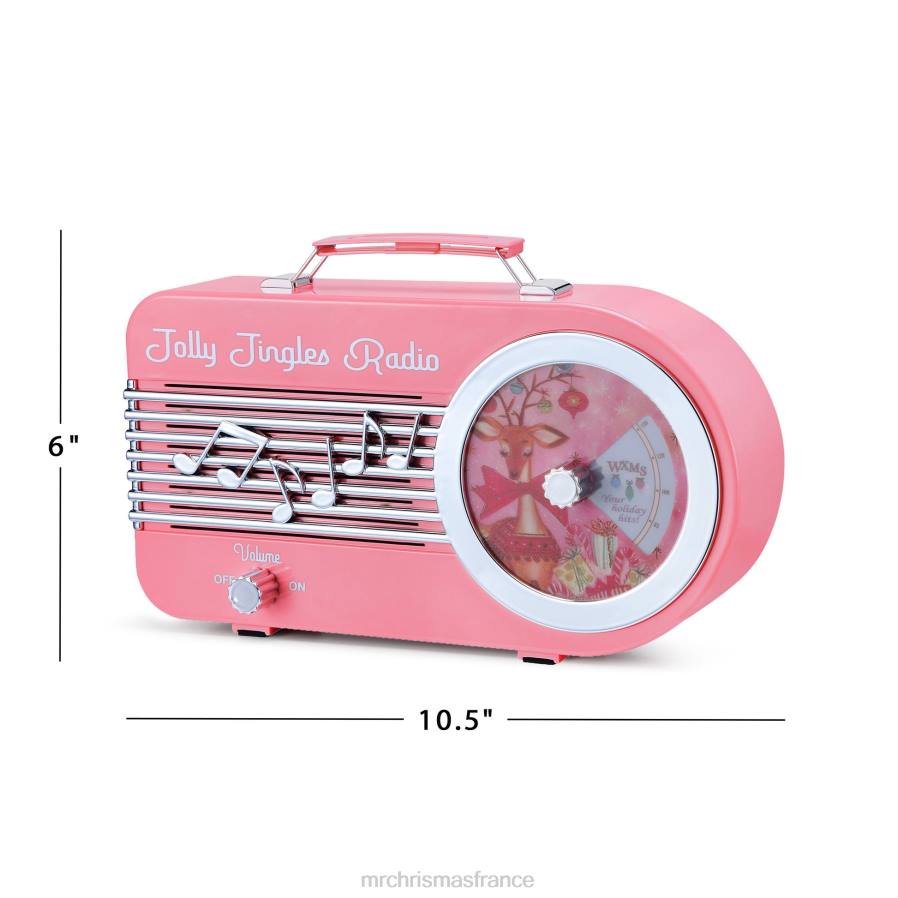 décoration Mr. Christmas Radio Jolly Jingles 10,5