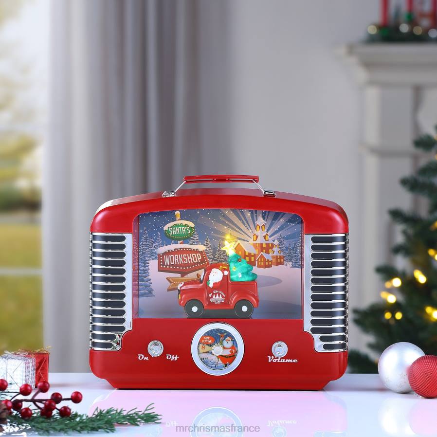 décoration Mr. Christmas Radio de camion nostalgique de 12 pouces D00B132