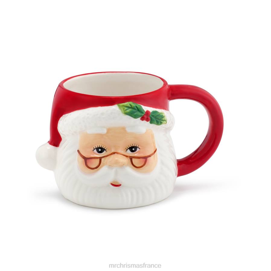 décoration Mr. Christmas Tasse de Père Noël en céramique nostalgique de 16 oz D00B75