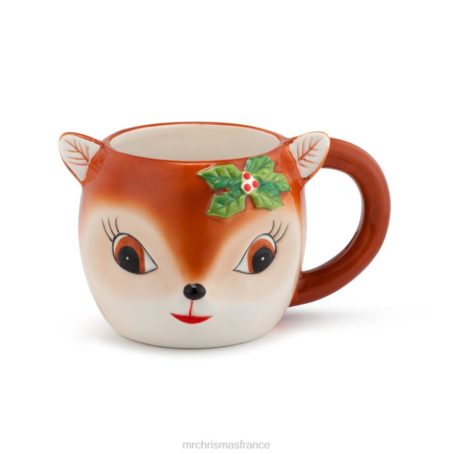 décoration Mr. Christmas Tasse de renne en céramique nostalgique de 16 oz D00B77
