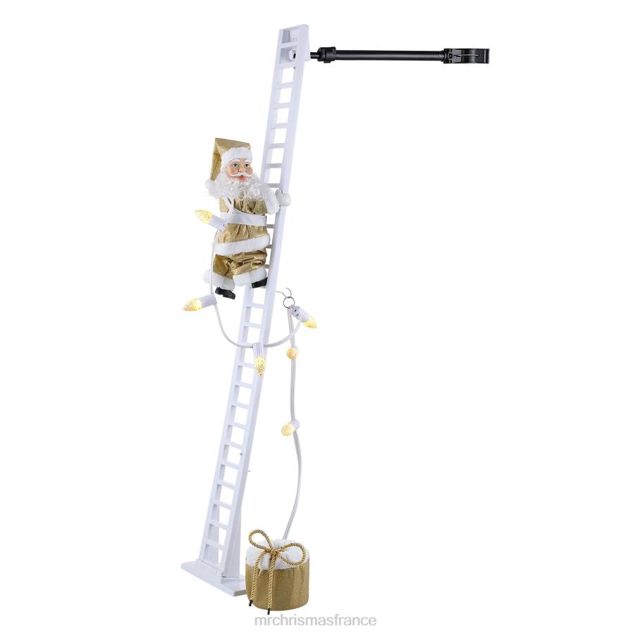 décoration Mr. Christmas Père Noël super grimpeur animé par la collection 90e anniversaire D00B5