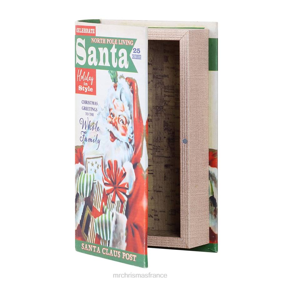 décoration Mr. Christmas Boîte de rangement vintage 8,4