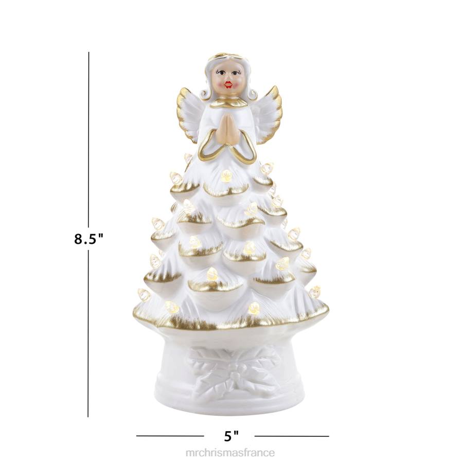 décoration Mr. Christmas Ange nostalgique en céramique de 8,5 po D00B170