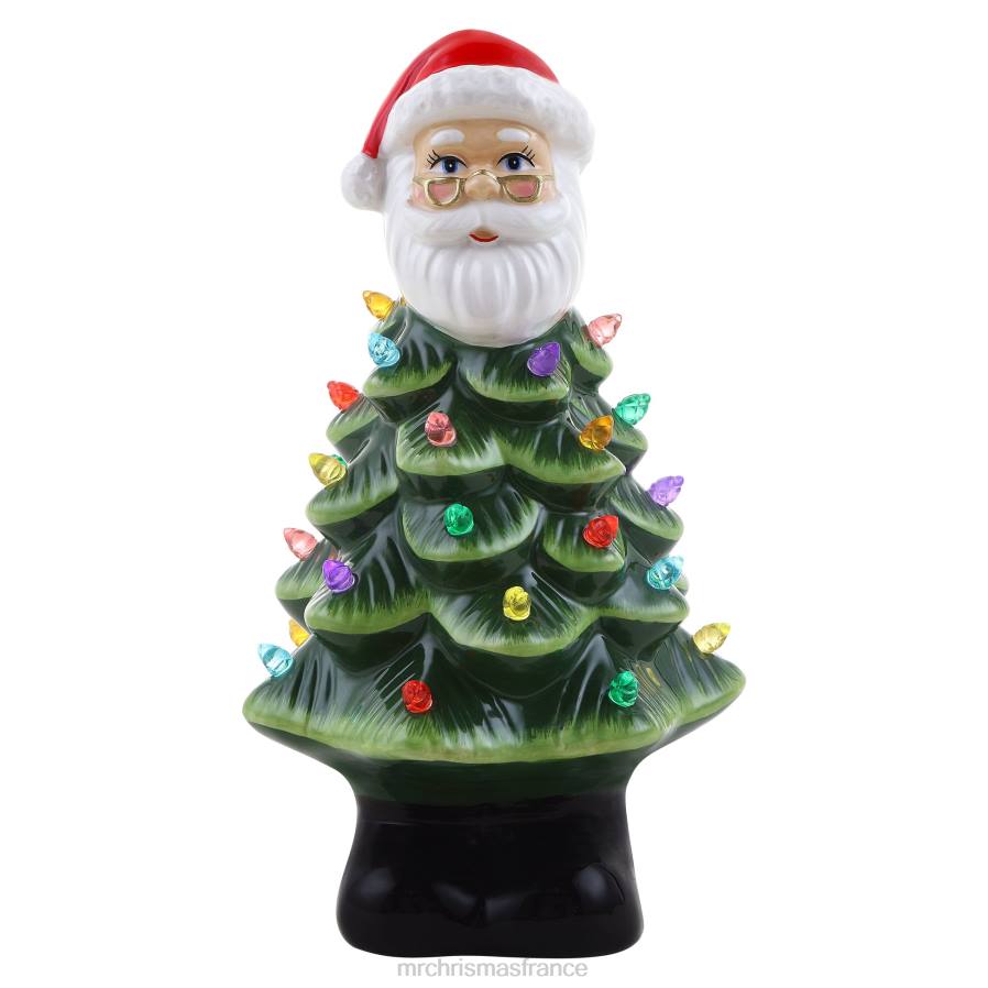 décoration Mr. Christmas Arbre de Noël nostalgique en céramique de 8,5 po D00B241