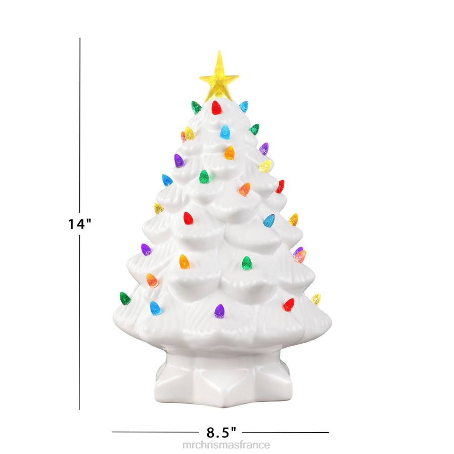 décoration Mr. Christmas Arbre nostalgique en céramique 14