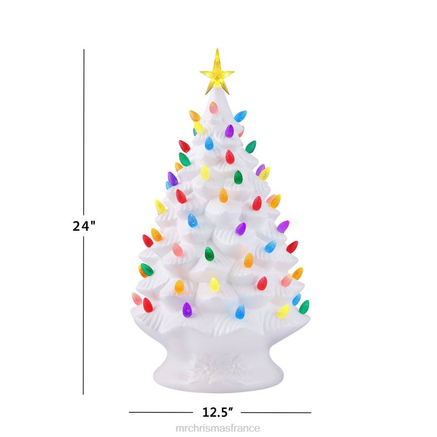 décoration Mr. Christmas Arbre nostalgique en céramique 24